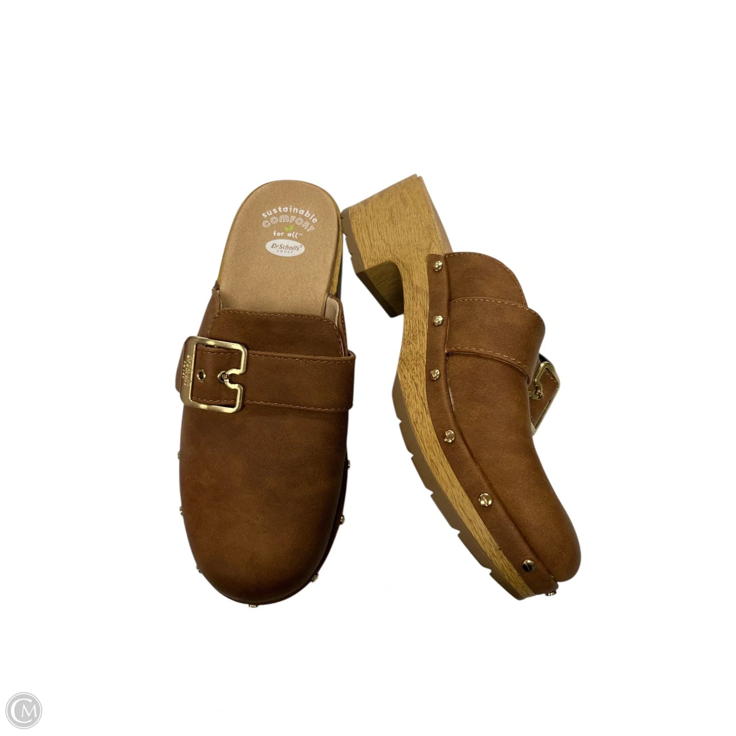 Shoes Heels Block By Dr Scholls In Brown, Size: 7