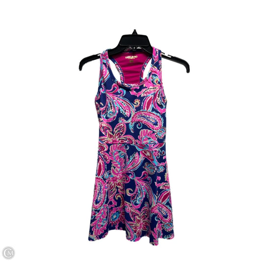 Dress Designer By Lilly Pulitzer In Blue & Pink, Size: Xxs