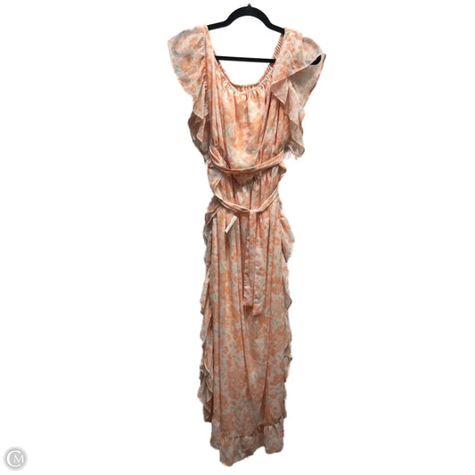 Dress Casual Maxi By Tularosa In Orange, Size: Xl