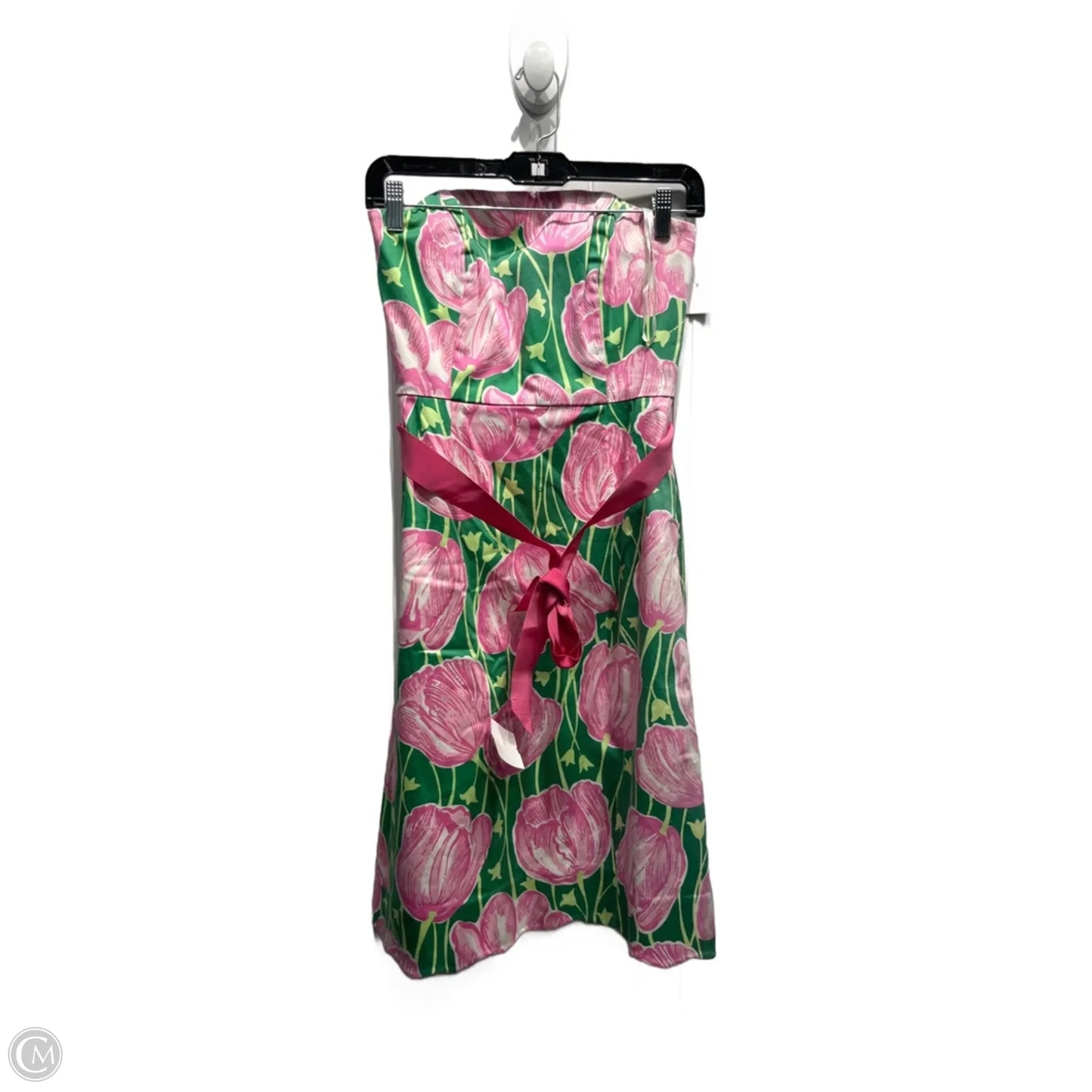 Dress Designer By Lilly Pulitzer In Green & Pink, Size: Xs