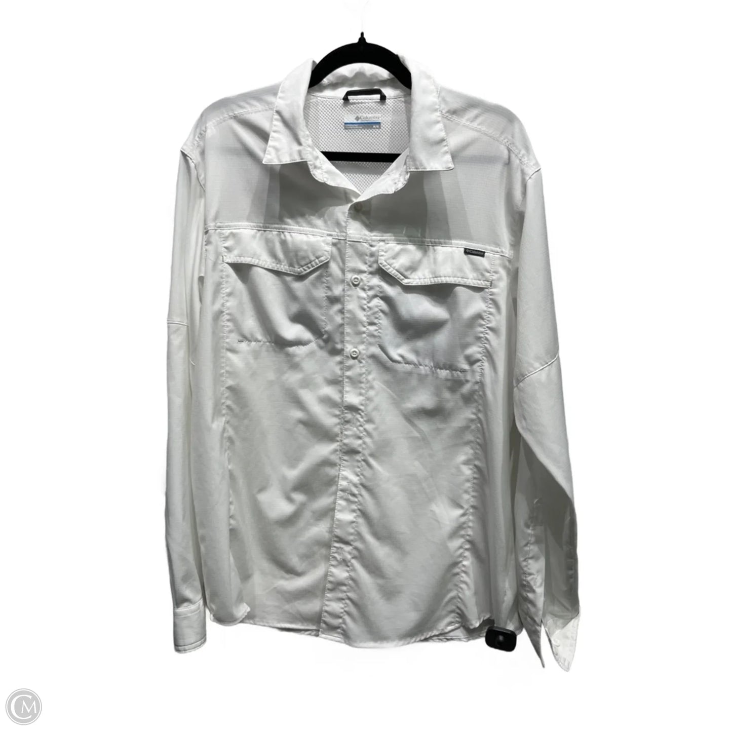 Top Long Sleeve By Columbia In White, Size: M