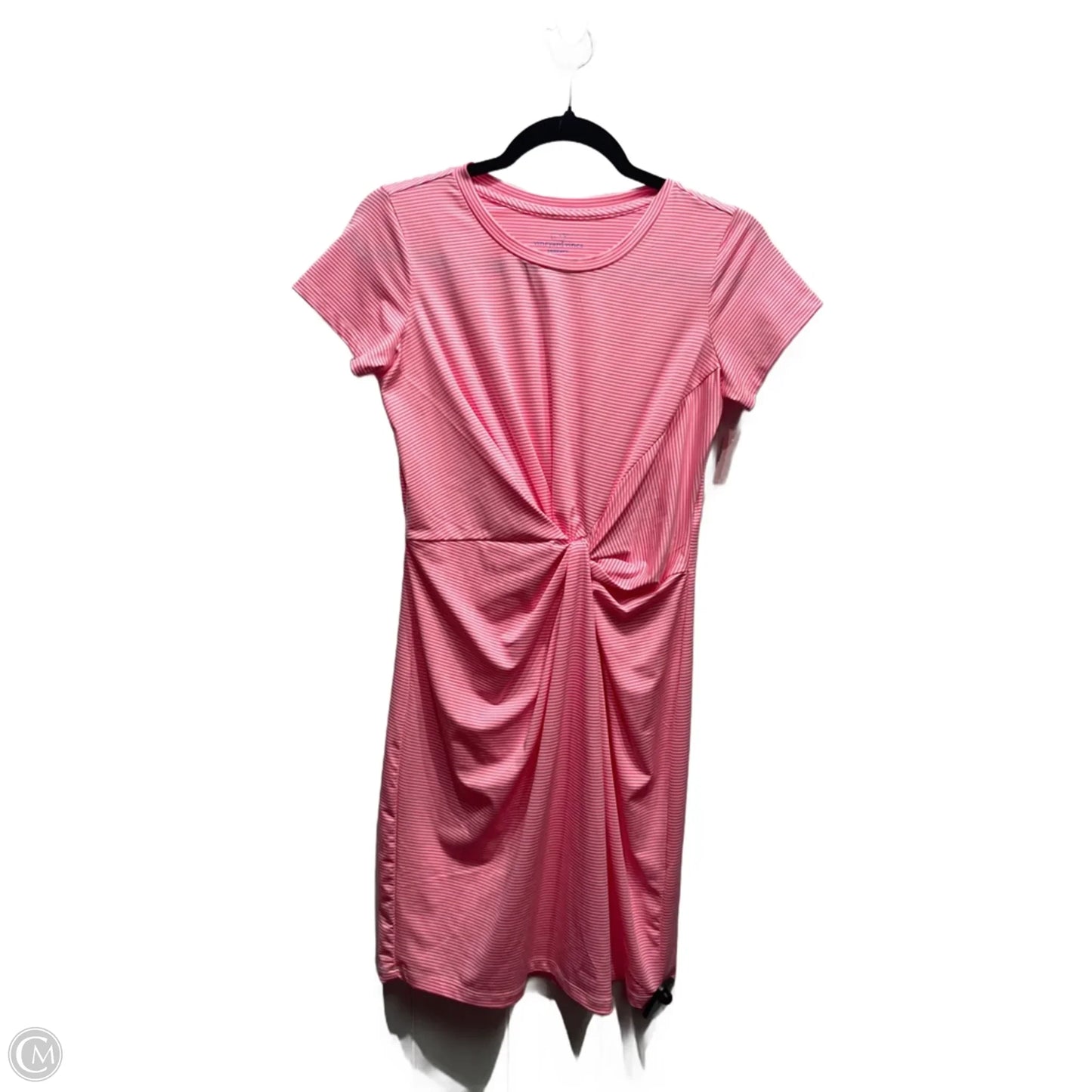 Dress Casual Short By Vineyard Vines In Pink & White, Size: Xs