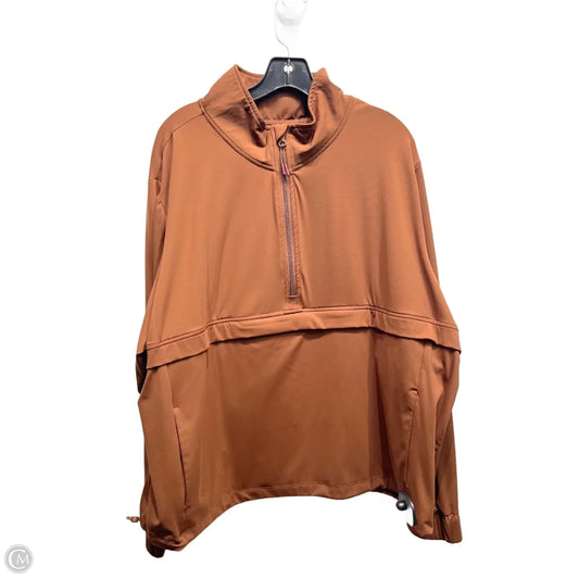 Top Long Sleeve By Members Mark In Brown, Size: Xxl