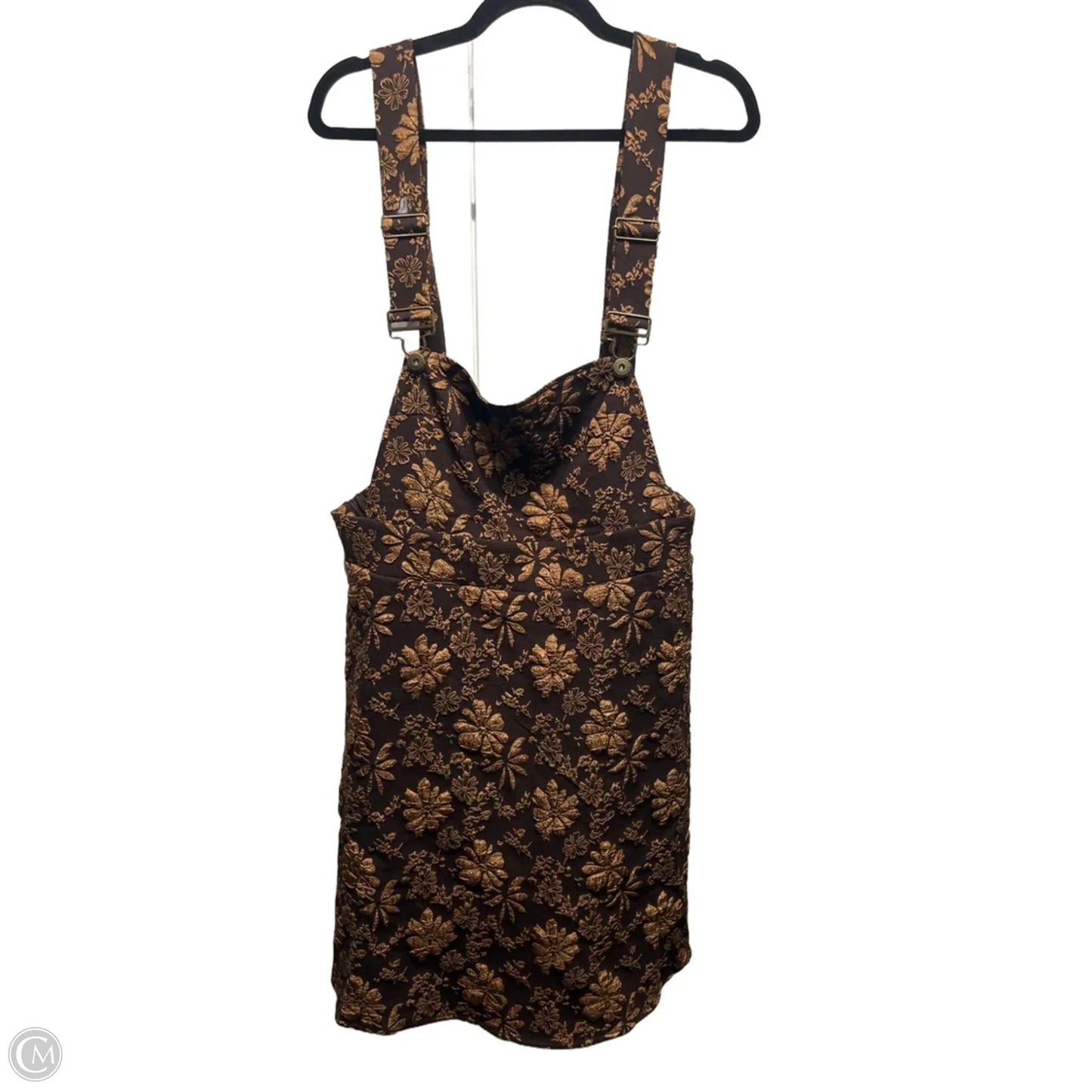 Dress Casual Short By Bloomchic In Brown, Size: Xl