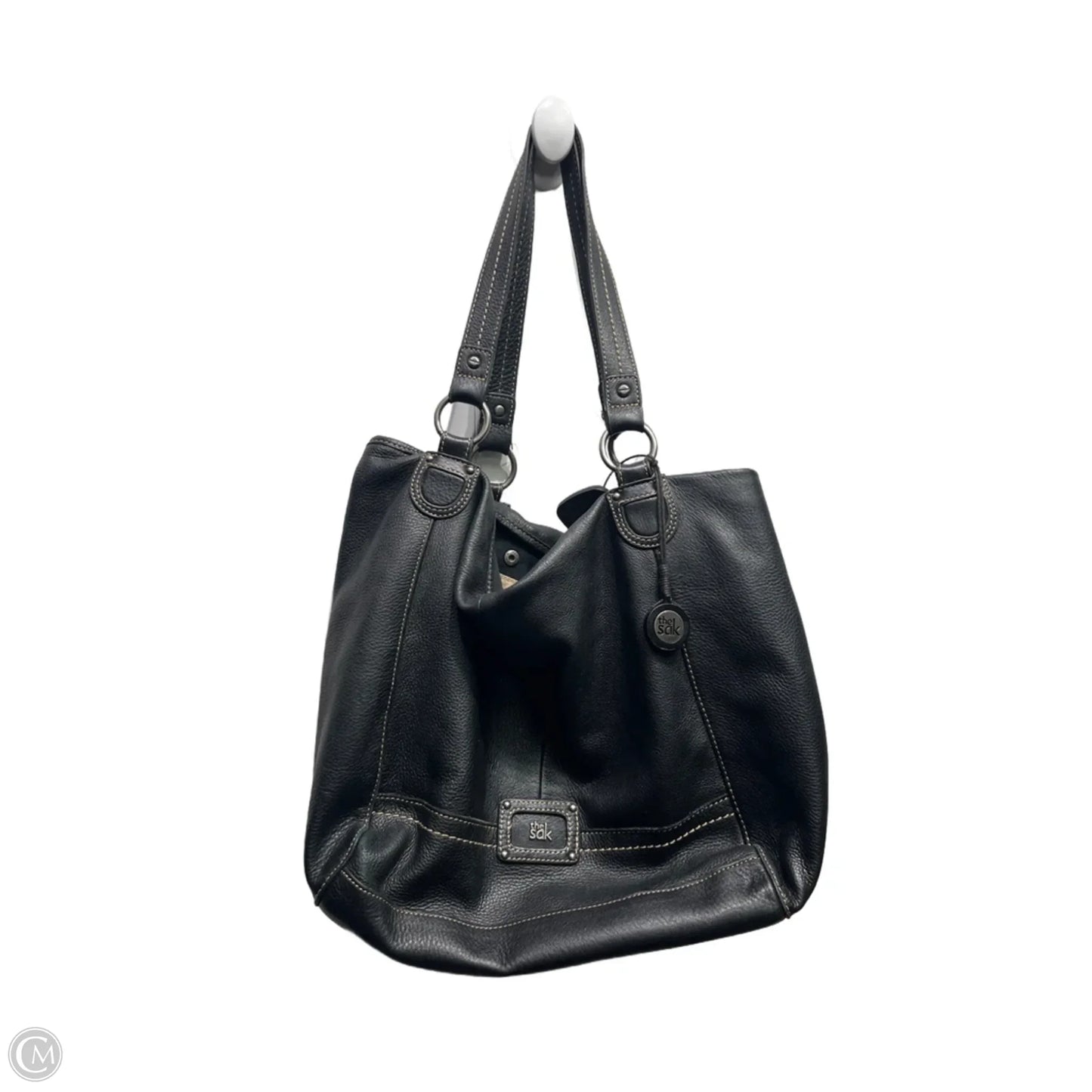 Handbag Leather By The Sak, Size: Large