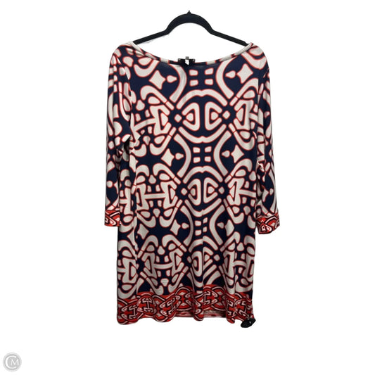 Dress Casual Short By Laundry In Blue & Orange, Size: 10