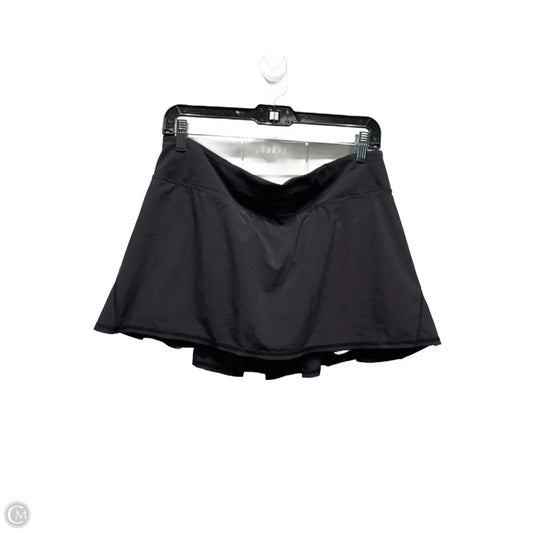 Athletic Skort By Lululemon In Black, Size: 8