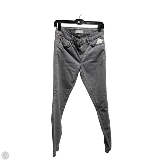 Jeans Skinny By Loft In Grey, Size: 4