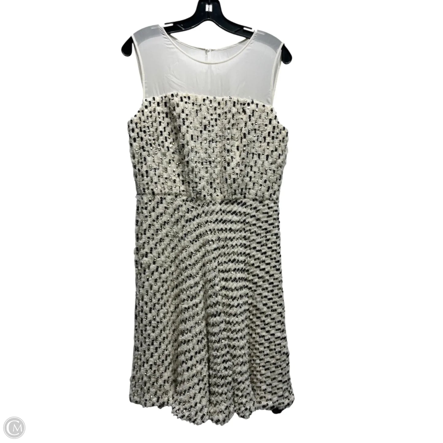 Dress Luxury Designer By St John Collection In Cream, Size: 8