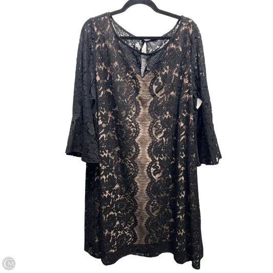 Dress Work By Lane Bryant In Black & Cream, Size: 24