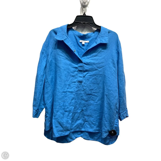 Top Long Sleeve By Chicos In Blue, Size: 16
