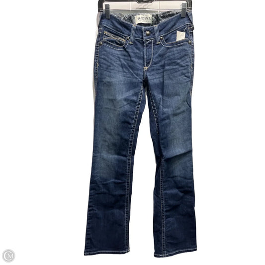 Jeans Boot Cut By Ariat In Blue Denim, Size: 4l