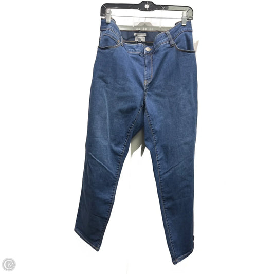 Jeans Straight By West Bound In Blue Denim, Size: 16