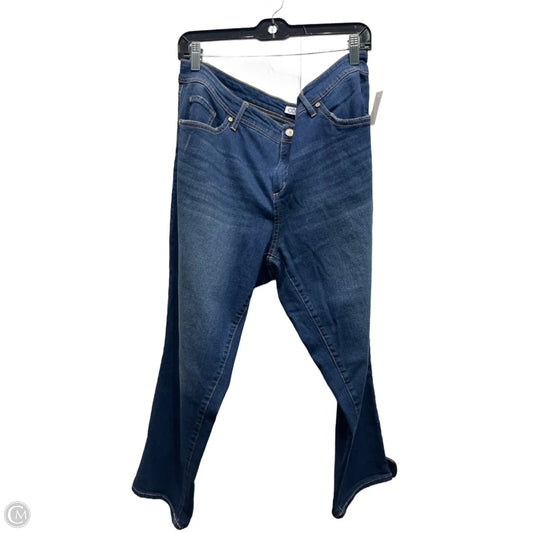 Jeans Skinny By Code Blue In Blue Denim, Size: 16