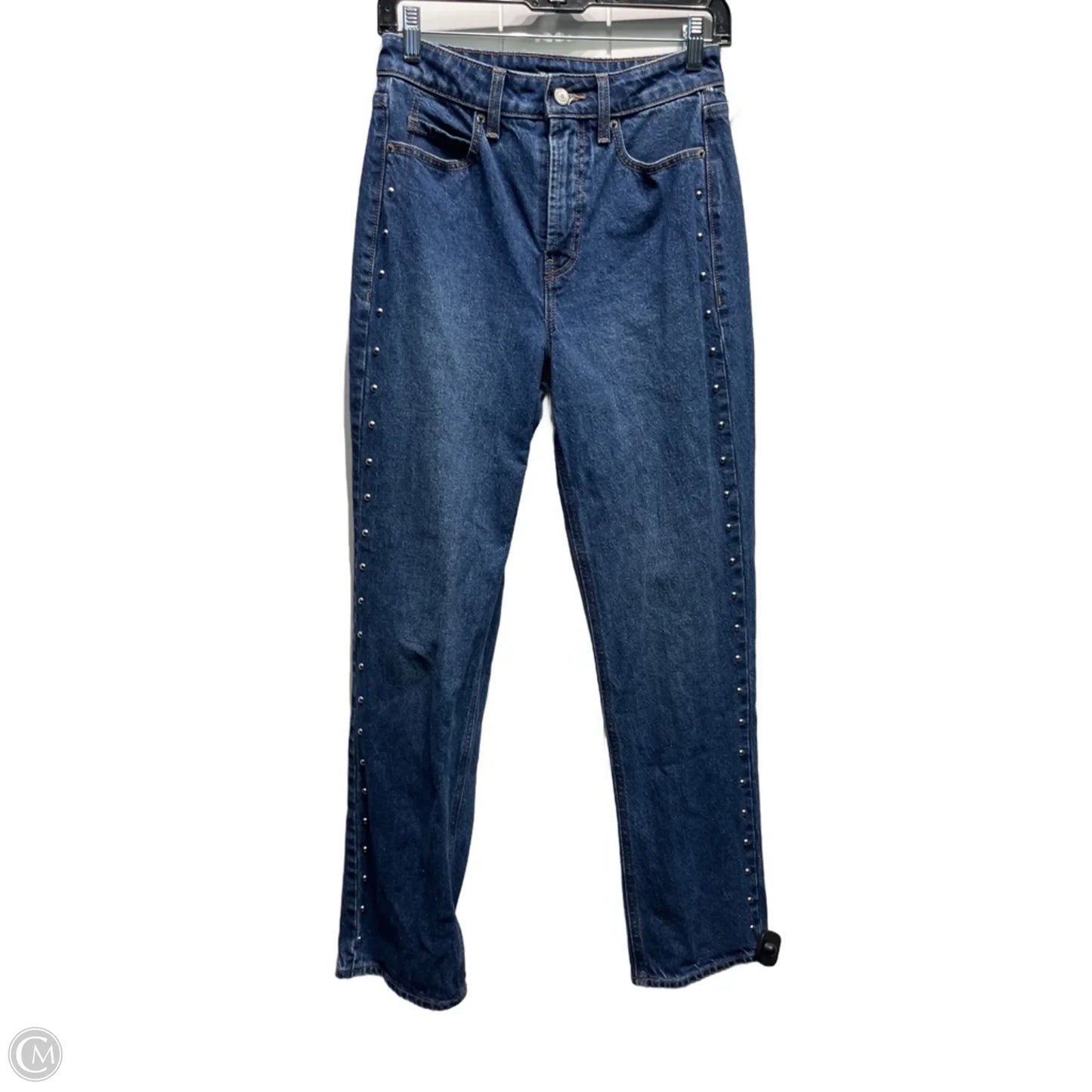 Jeans Straight By Old Navy In Blue Denim, Size: 0