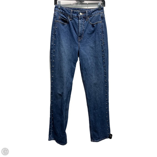 Jeans Straight By Old Navy In Blue Denim, Size: 0