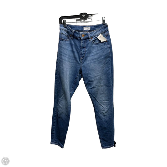 Jeans Skinny By Loft In Blue Denim, Size: 4
