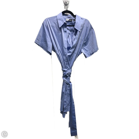 Dress Casual Short By New York And Co In Blue, Size: L