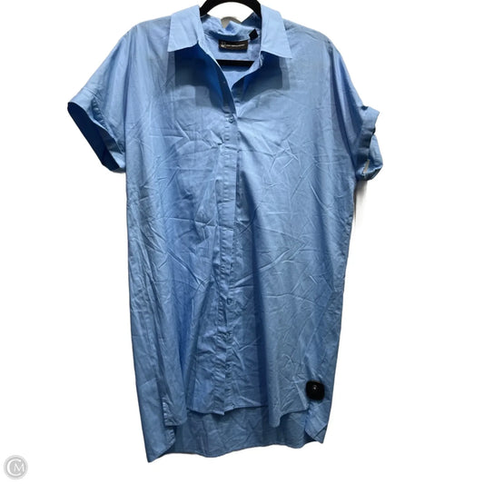 Dress Casual Short By New York And Co In Blue, Size: L