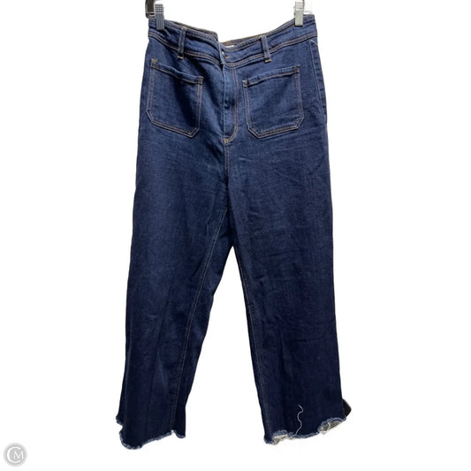 Jeans Wide Leg By Oat In Blue Denim, Size: 10