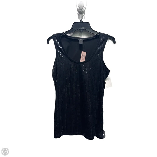 Top Sleeveless By Ann Taylor In Black, Size: Mp
