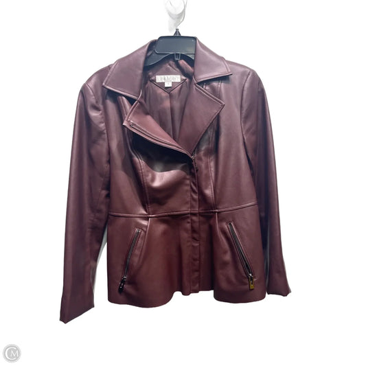 Jacket Other By Via Spiga In Maroon, Size: S