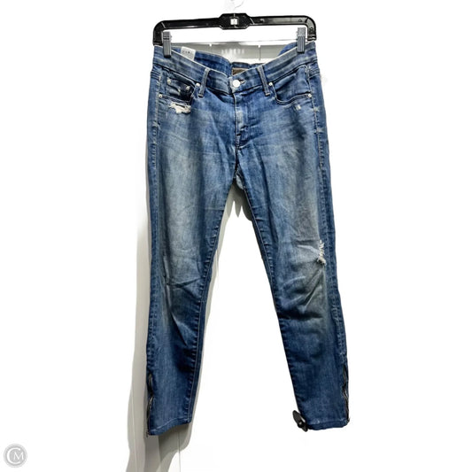 Jeans Skinny By Mother In Blue Denim, Size: 4