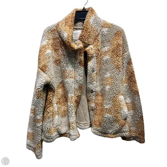 Jacket Fleece By Altard State In Tan, Size: L