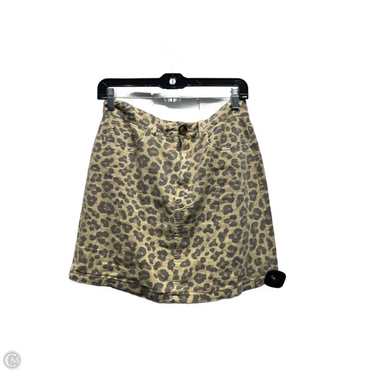 Skirt Mini & Short By Blanknyc In Brown & Cream, Size: 6