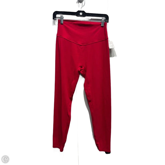 Pants Leggings By vitality In Red, Size: L