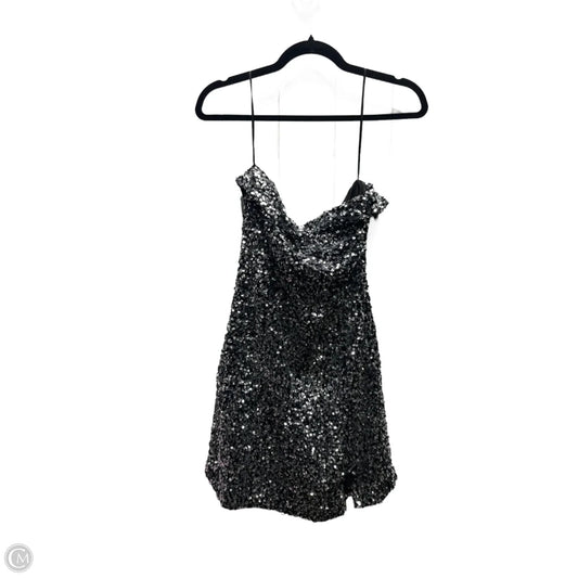 Dress Party Short By White Birch In Black & Silver, Size: M