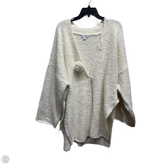Sweater Cardigan By Hyfve In Cream, Size: S