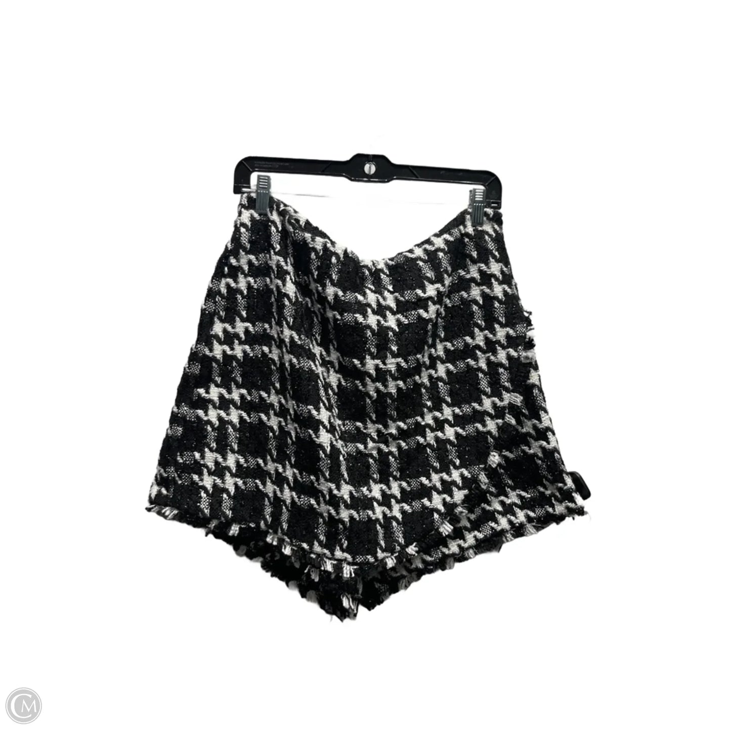 Skort By Versona In Black & White, Size: 14