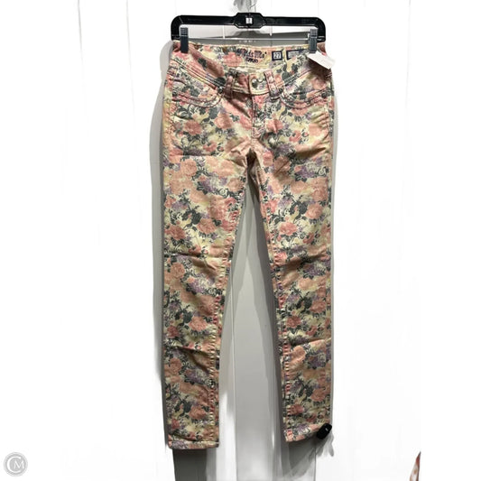 Pants Other By Miss Me In Green & Pink, Size: 4