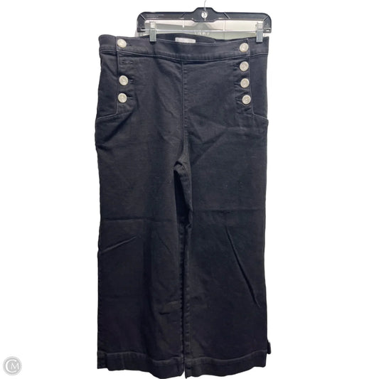 Pants Wide Leg By Loft In Black, Size: 14