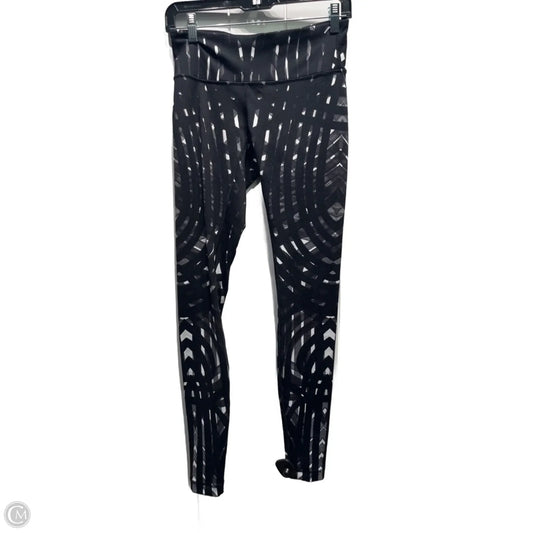 Athletic Leggings By Lululemon In Black & White, Size: 6