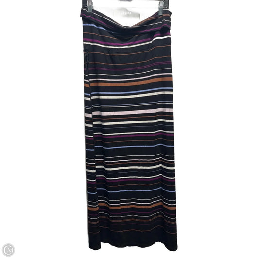 Skirt Maxi By White House Black Market In Black & Purple, Size: L