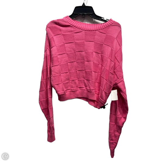 Sweater By Hollister In Pink, Size: M