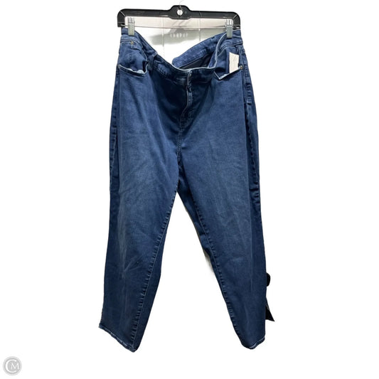 Jeans Straight By Talbots In Blue Denim, Size: 20