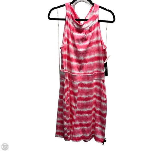 Dress Casual Midi By New York And Co In Pink, Size: Xl