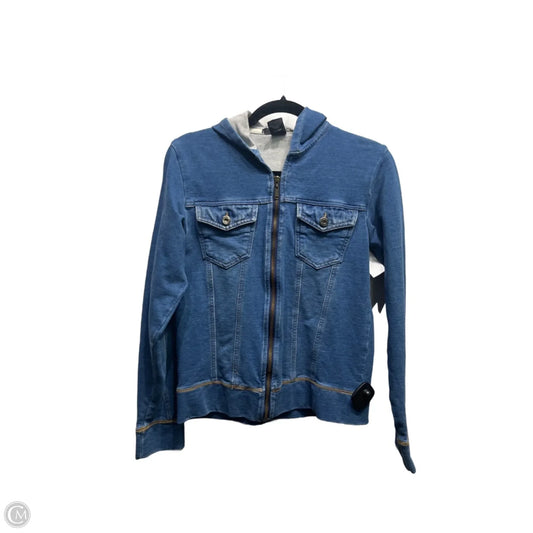 Jacket Denim By Steve Madden In Blue Denim, Size: L