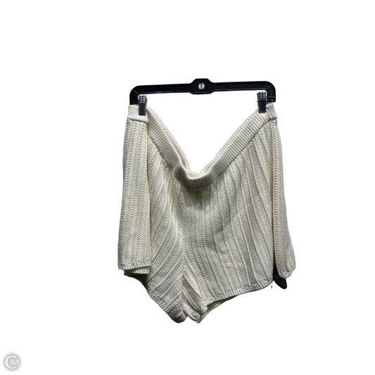 Swimwear Cover-up By H&m In Cream, Size: Xxl