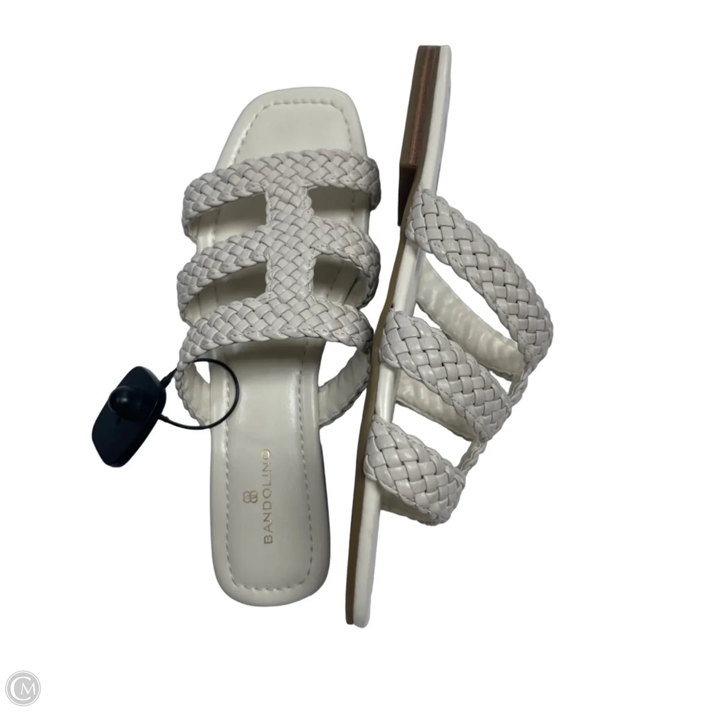 Sandals Flats By Bandolino In White, Size: 10