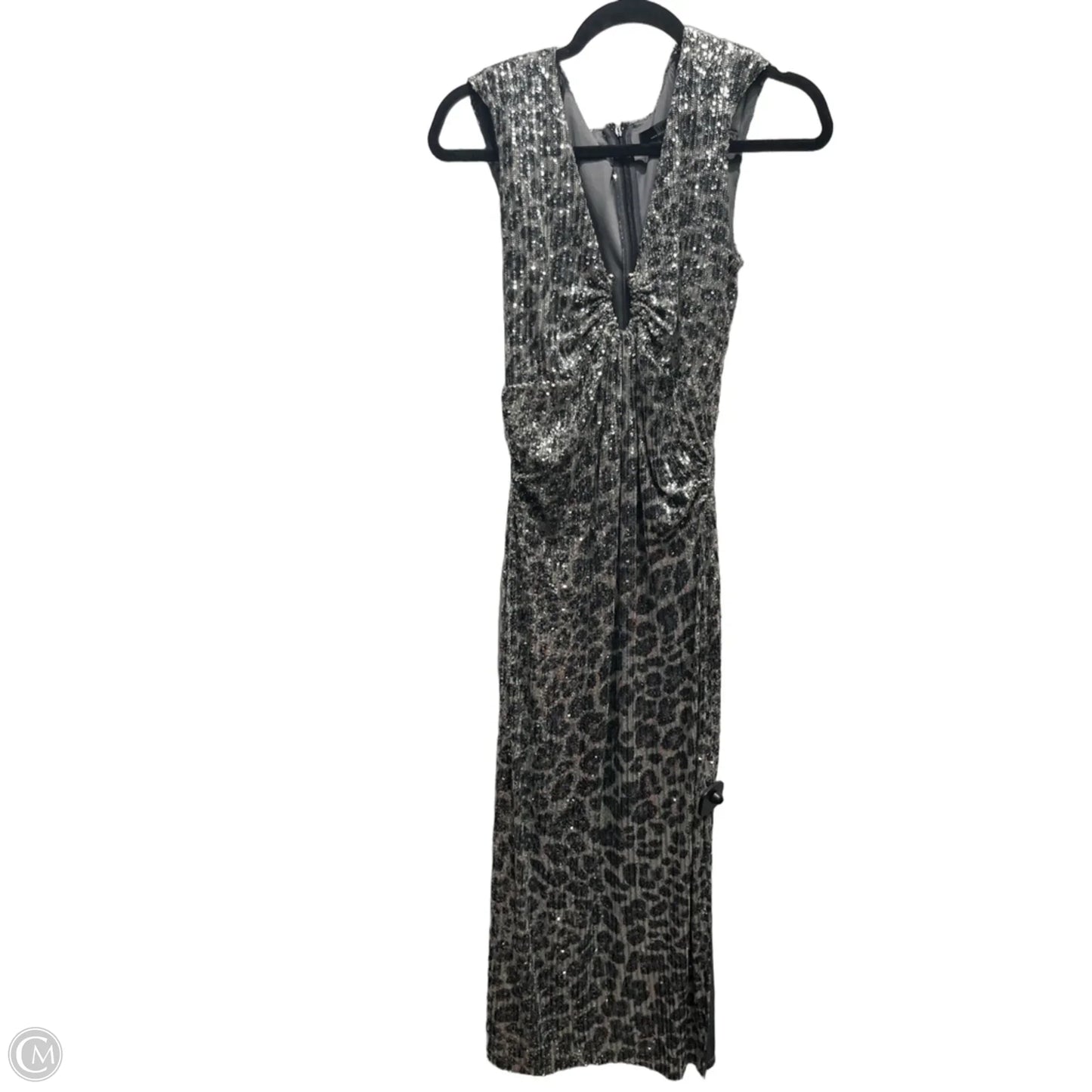Dress Party Long By White House Black Market In Silver, Size: 6