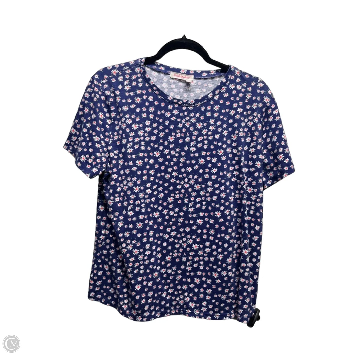 Top Short Sleeve By Fresh Produce In Blue & Red, Size: L