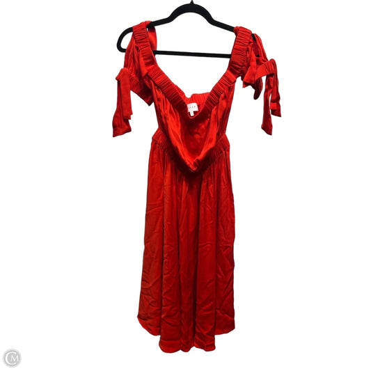 Dress Designer By Milly In Red, Size: 2