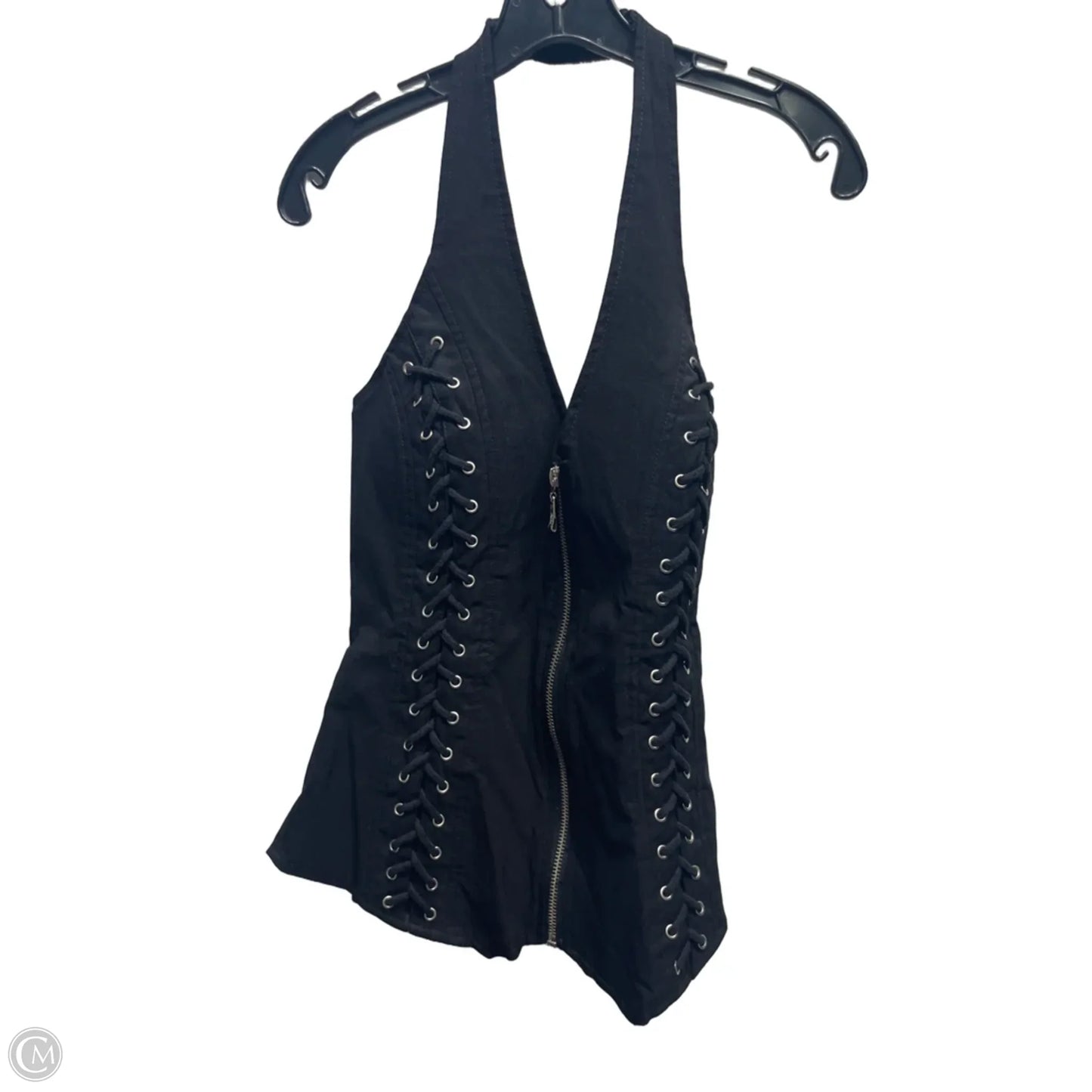 Top Sleeveless By LYDIA USA  In Black, Size: L