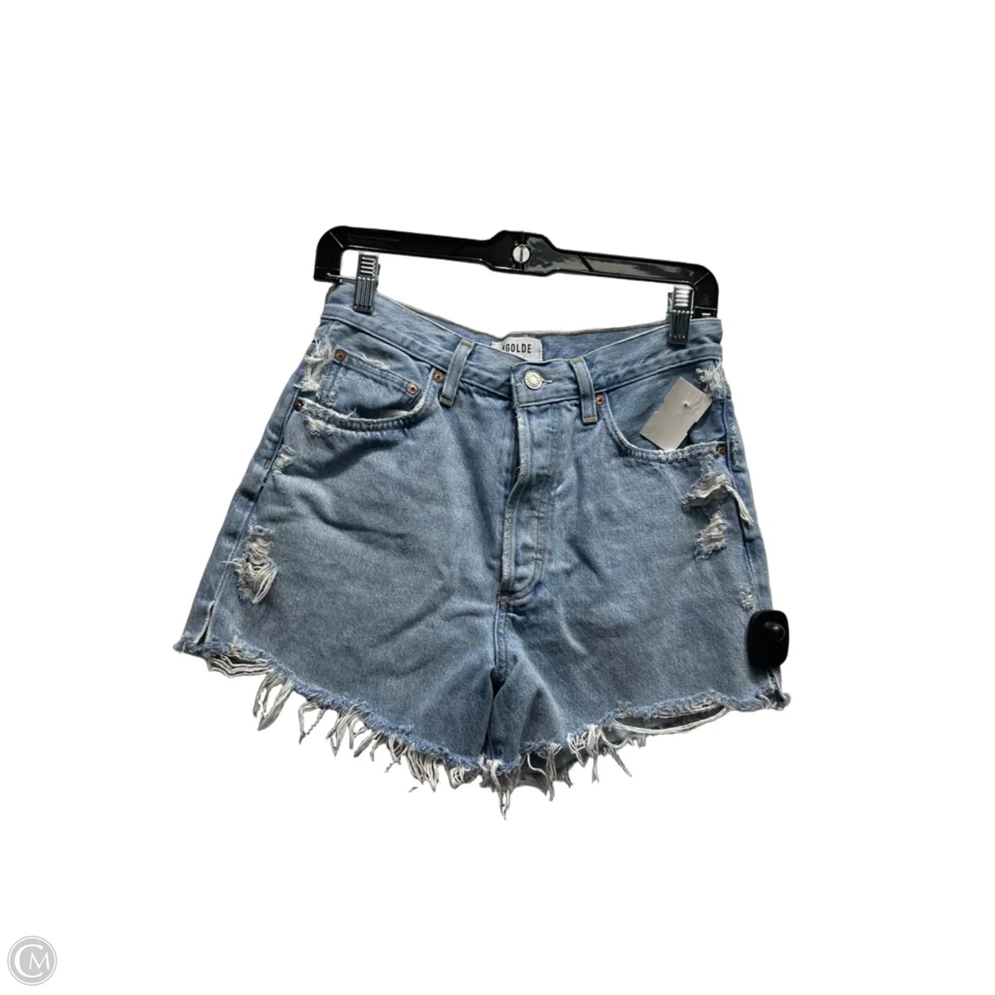 Shorts By Agolde In Blue Denim, Size: 4