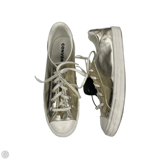 Shoes Sneakers By Converse In Gold, Size: 8.5