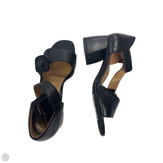 Sandals Heels Block By Vionic In Black, Size: 8